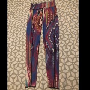 Reversible hot yoga leggings